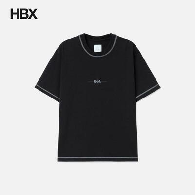 ROA Info Stitch Organic T Shirt T恤男HBX