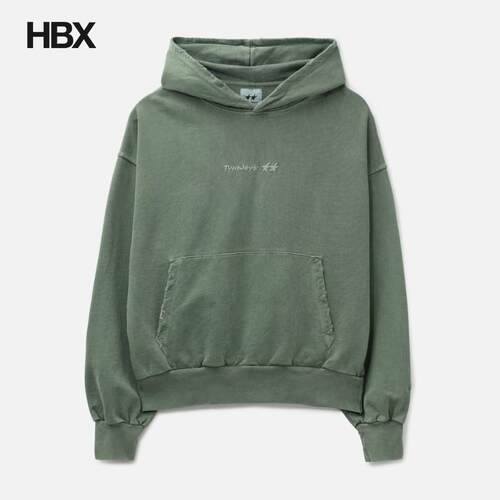 TwoJeys Pigment Dyed Green Icon Hoodie 帽衫卫衣HBX