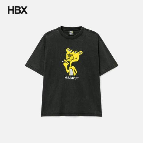 Market Yellow Panther T-Shirt 短袖T恤男HBX