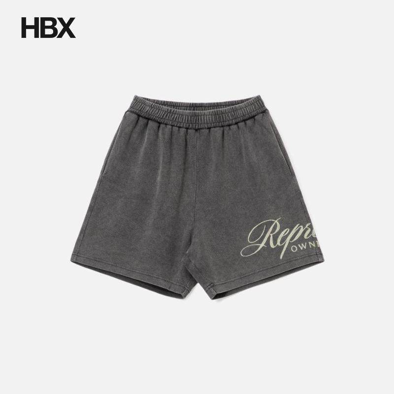 Represent Owners Club Script Mesh Shorts 短裤男HBX