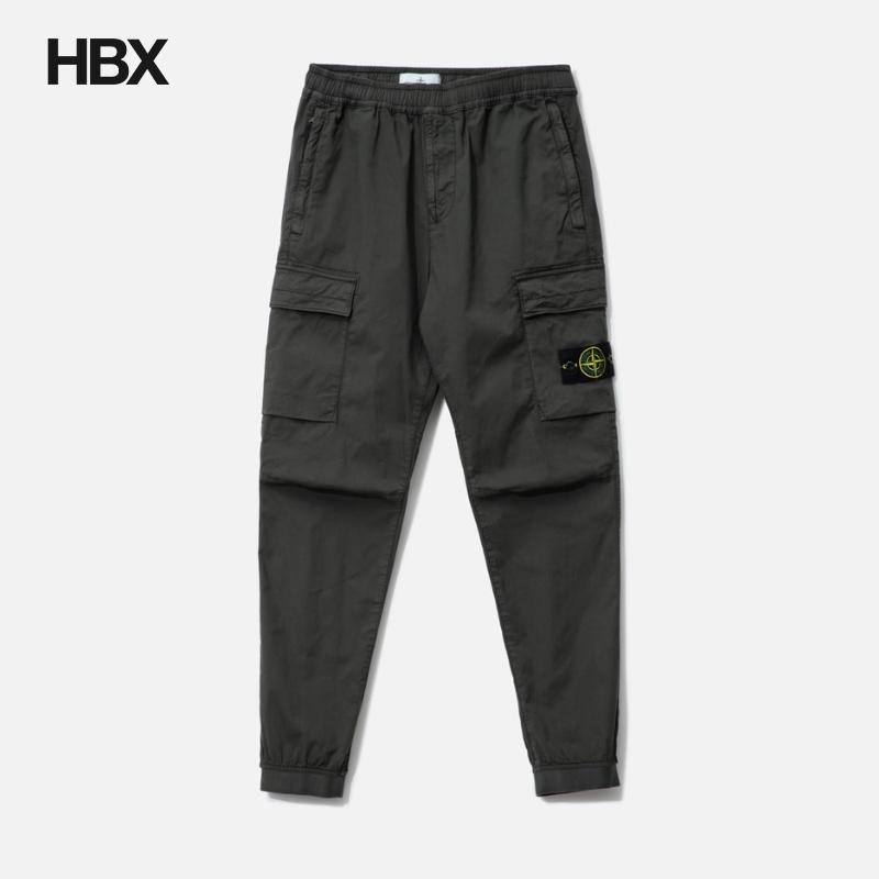 Stone Island/石头岛 Supima® Cotton Twill Stretch-TC长裤男HBX