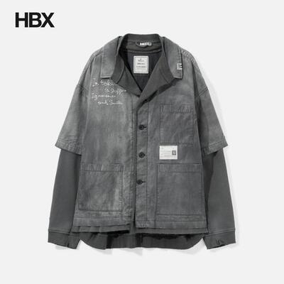 Maison Mihara Yasuhiro Sweat Layered Work Shirt 衬衫男HBX