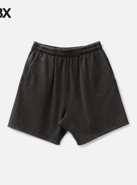 Entire Studios Standard Sweatshort Washed Black 短裤男HBX