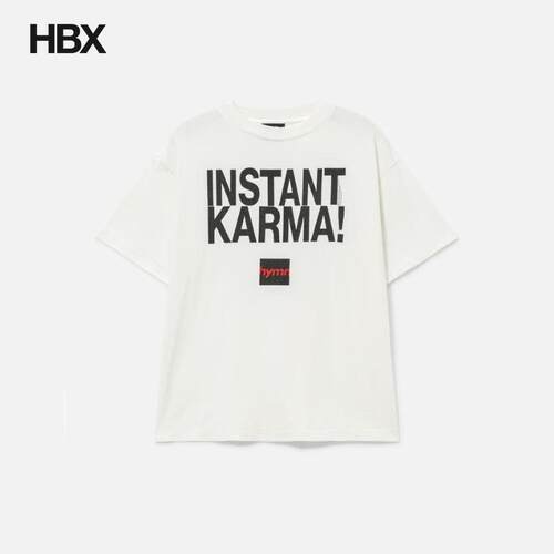 Saint Michael × John Lennon Instant Karma 短袖T恤男HBX