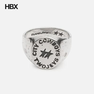 TwoJeys Ignorant Cowboys Signet 戒指 HBX