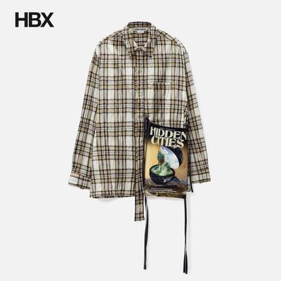 【4折】DHRUV KAPOOR Handloom Detachable Poster Shirt衬衫HBX
