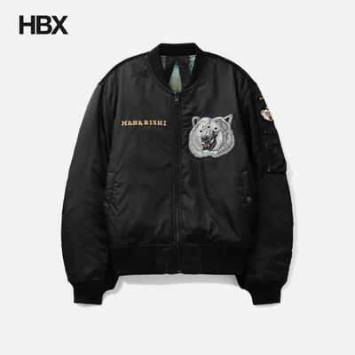 Maharishi The Alaskan Tour Embroidered Velvet 外套男HBX