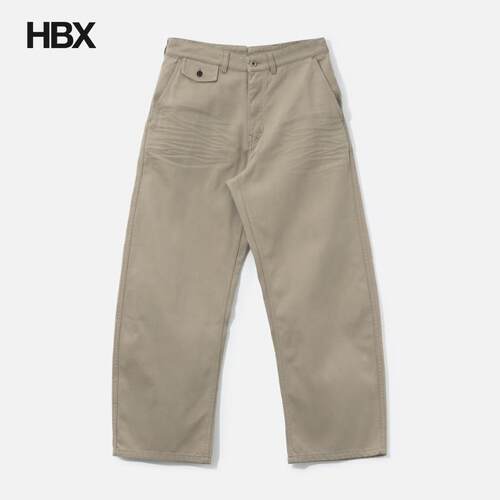 COOR Cinched Back Embossed Washed Curved Pants 长裤男HBX