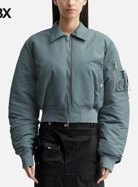 NACHE Cropped Bomber Jacket 飞行员夹克女HBX