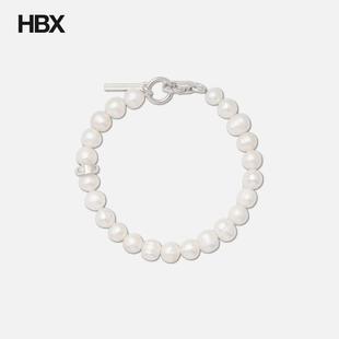 MIDNIGHTFACTORY Chuck Nut With Freshwater Pearls 手环 HBX