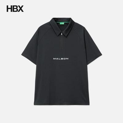 Malbon Golf Malbon Performance Zip Raglan Polo Polo衫男HBX
