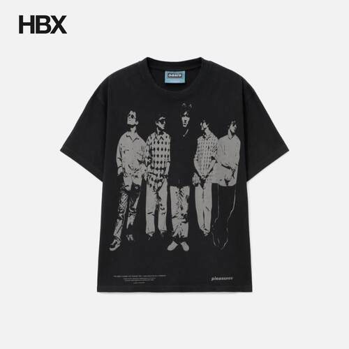 Pleasures X Oasis Definitely Heavyweight Shirt 短袖T恤男HBX