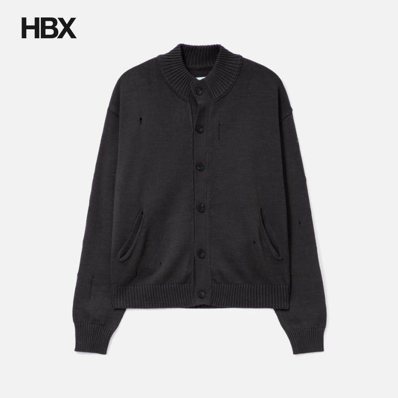 POLYTERU Button Up Cardigan Ethnic Sleeves 针织衫 HBX