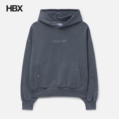 TwoJeys Pigment Dyed Blue Icon Hoodie 帽衫卫衣HBX