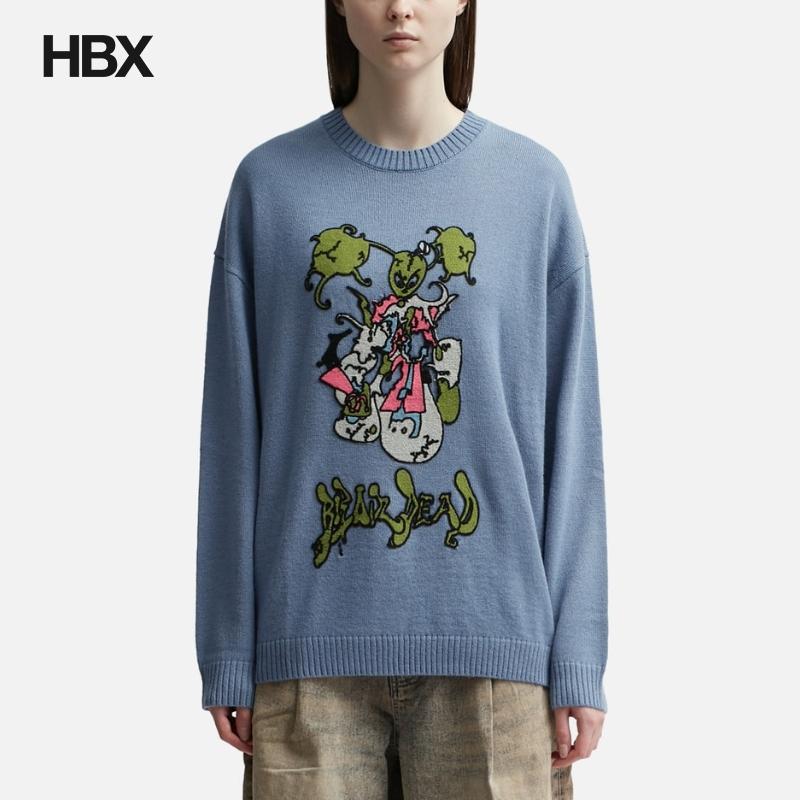 Brain Dead Cyber Bunny Sweater 无帽卫衣女HBX