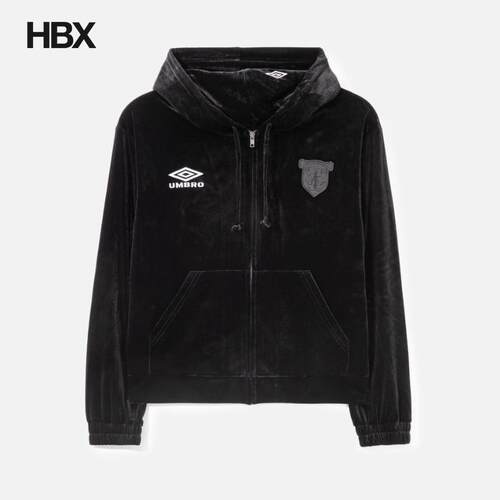 Umbro/茵宝 X Slam Jam Velvet Masked Zip Hoodie 帽衫外套男HBX