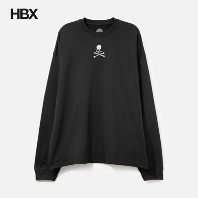 Mastermind Japan X MOONRAKERS Front Skull 长袖T恤男HBX
