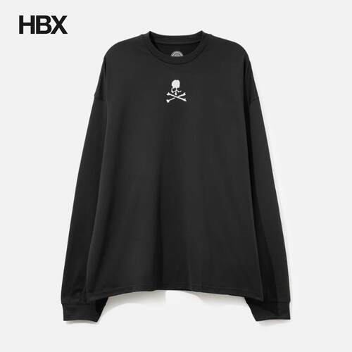 Mastermind Japan X MOONRAKERS Front Skull 长袖T恤男HBX
