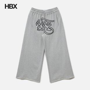 Sweat Pants With ALIS 长裤 Wide Embroidery 男HBX Mikheil