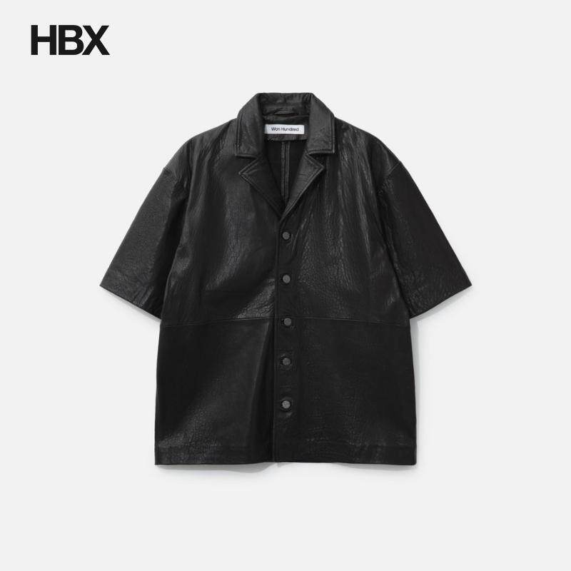 Won Hundred Desmond Leather Shirt 短袖衬衫男HBX