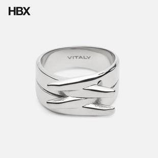 Vitaly Crosshatch 戒指HBX