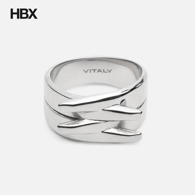 Vitaly Crosshatch 戒指HBX