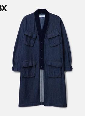 FDMTL Haori Jungle Long Jacket Rinse 牛仔外套男HBX