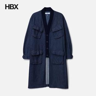 Haori Rinse Jungle Jacket 牛仔外套男HBX Long FDMTL