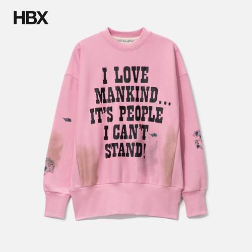 Advisory Board Crystals Abc. I Love Mankind 无帽卫衣男