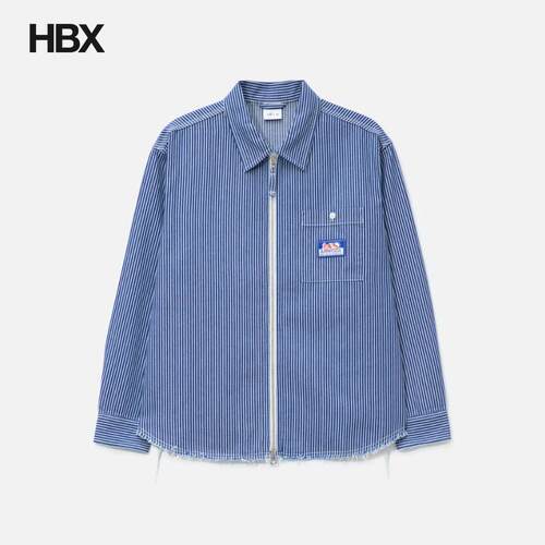 Victoria Lion Rock Hickory Zip Shirt 衬衫男HBX