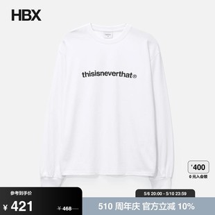 T恤男HBX SHIRT LOGO 长袖 thisisneverthat