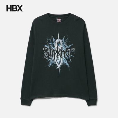 Pleasures x Slipknot Spit Thermal Long Sleeve 长袖T恤男HBX