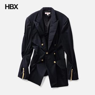西装 Blazer 外套男HBX Warp MASU