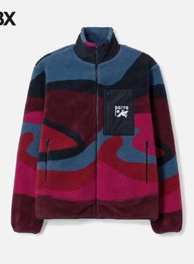 By Parra Full Ftp Booster Polar Fleece Jacket Red 外套男HBX