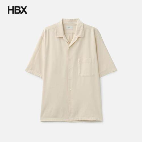 HERILL Silk Cotton Nep Open Collar Shirt 衬衫男HBX