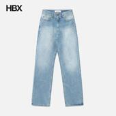 牛仔裤 Tonywack 男HBX Denim Jeans Slim Straight