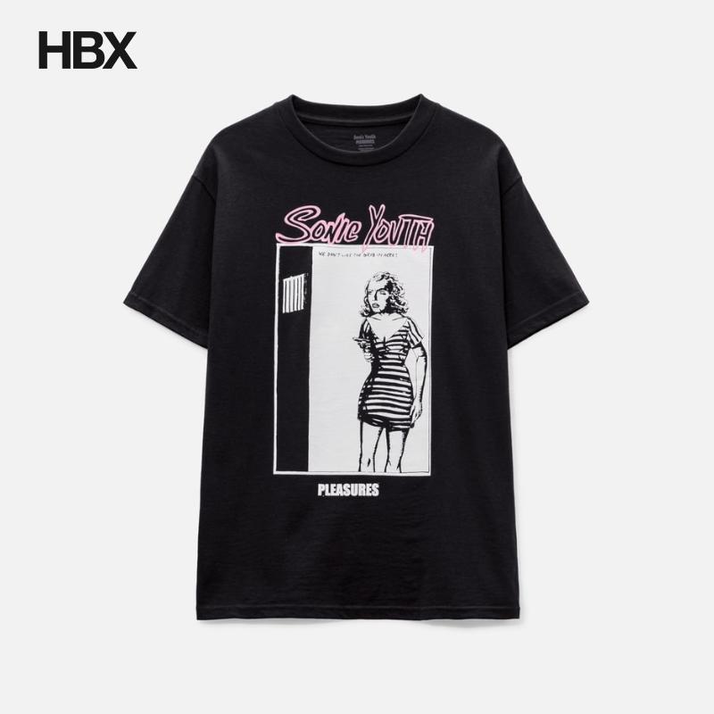 PLEASURES x Sonic Youth Grub T-shirt短袖T恤男HBX