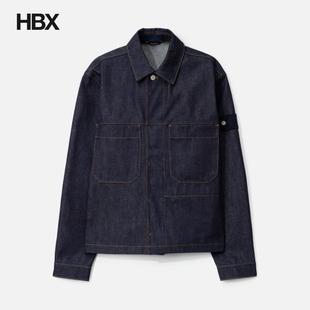 Island Jacket 石头岛 Denim 牛仔外套男HBX Indigo Stone