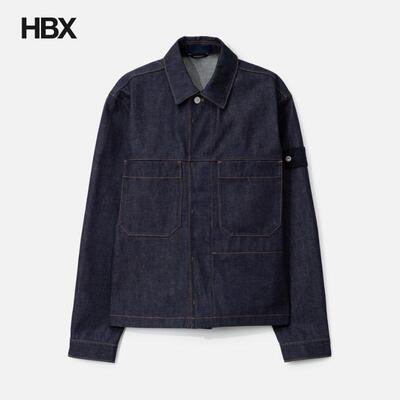 Stone Island/石头岛 Indigo Denim Jacket 牛仔外套男HBX