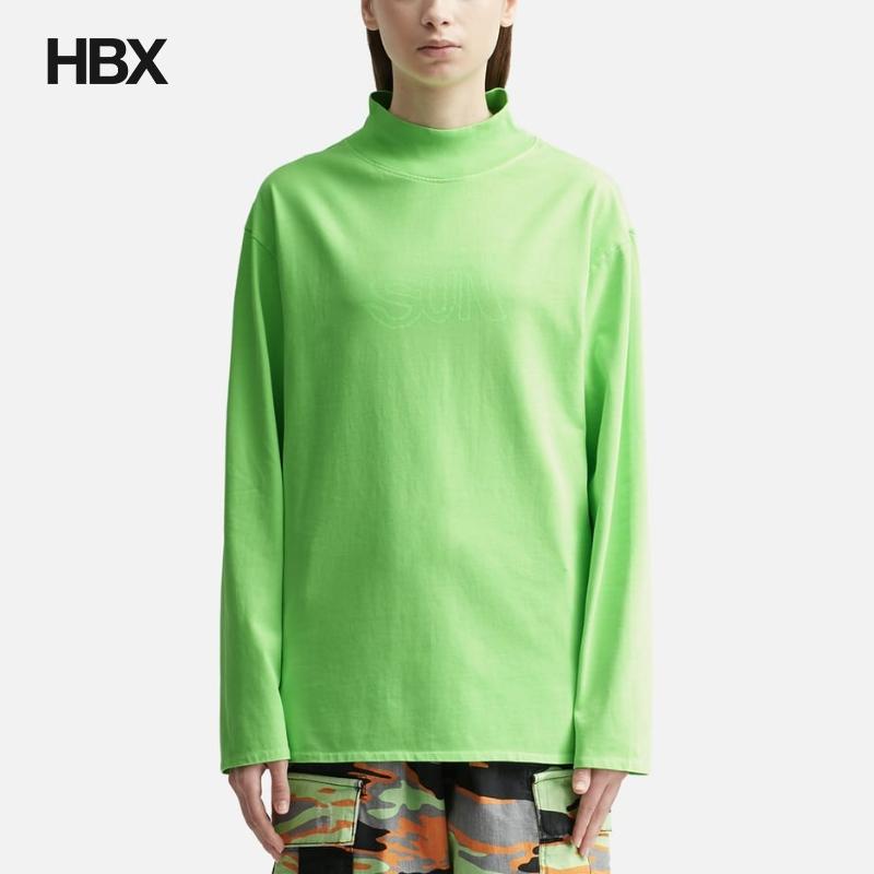 ERL Unisex Mock Neck T-shirt 长袖T恤 HBX