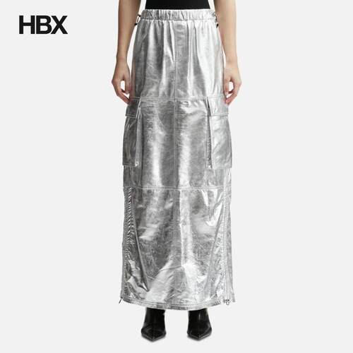 ANDREĀDAMO DRAPED JERSEY SKIRT 半身裙女HBX