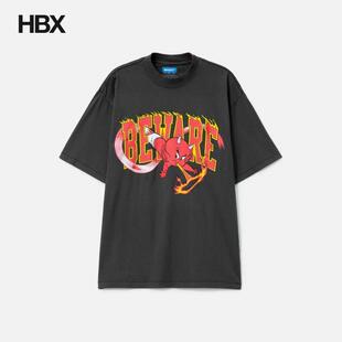 Market x Hot Stuff Beware Short Sleeve T-Shirt 短袖T恤男HBX