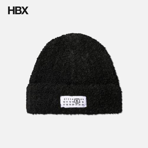 MM6 Maison Margiela Logo Beanie 针织帽毛线帽HBX