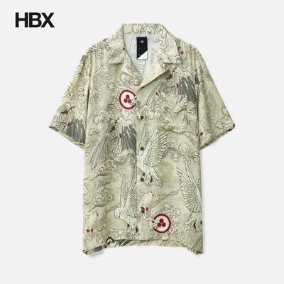 Maharishi Peace Dove Camp Collar Shirt 短袖衬衫男HBX
