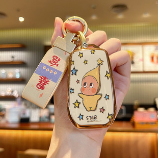 适用于丰田塞纳格瑞维亚钥匙套新埃尔法威尔法塞那汽车专用包壳扣