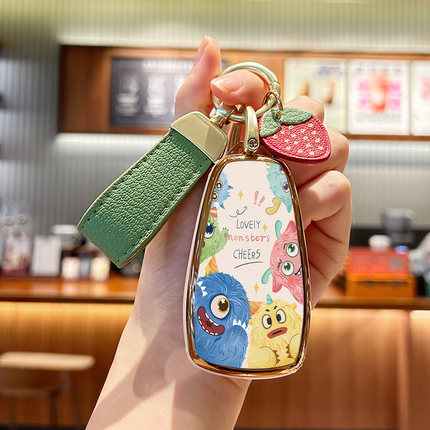 适用长安cs75plus钥匙套univ逸动cs55cs35车第四代uinK Z T包扣壳