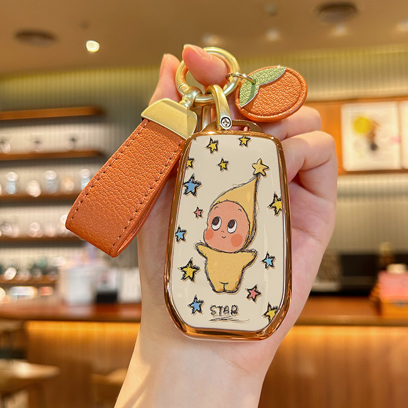 适用于丰田BZ3钥匙套BZ4X荣放RAV4双擎E+畅享铂智4X RV4车壳包扣