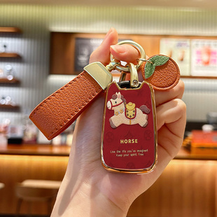 北京现代悦动钥匙套瑞纳索纳塔8八ix35途胜瑞奕飞思伊兰特壳包扣