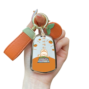 适用卡迪拉克钥匙套XT5 CT5 XT4 XTS ATSL CT6女XT6汽车CT4包壳扣