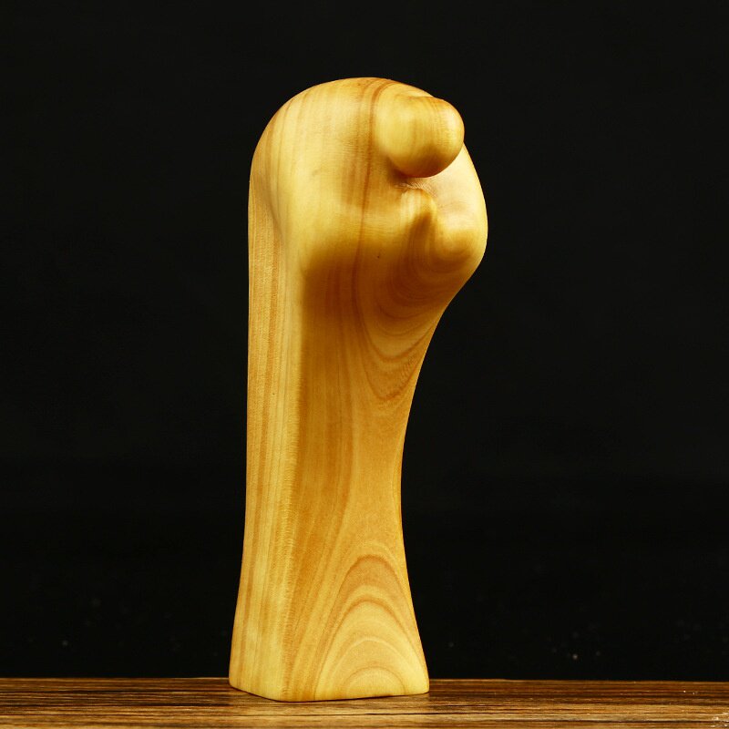 抖音新款黄杨木雕居家禅意私人印章雕刻摆件饰品茶道创意艺术把j